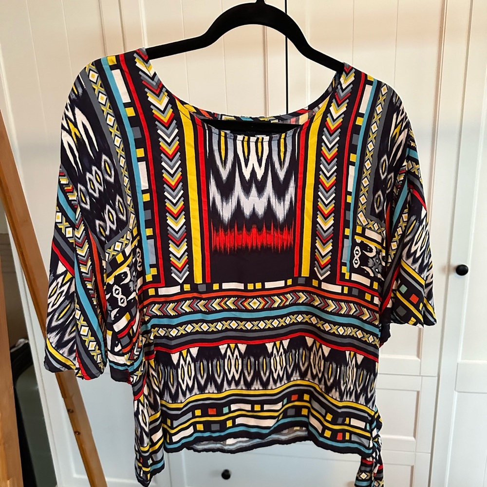Melissa Paige Petite Side Tie Top - Petite Medium